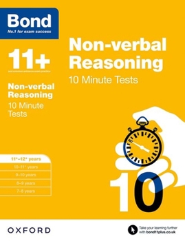 Paperback Bond 11+: Non Verbal Reasoning: 10 Minute Tests Book