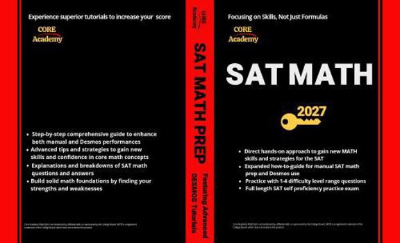 Paperback CORE ACADEMY SAT MATH Book