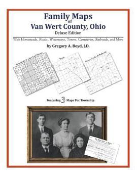 Paperback Family Maps of Van Wert County, Ohio Book