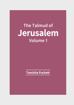 Hardcover The Talmud of Jerusalem: Volume 1 Book