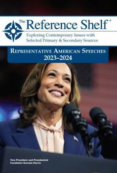 Paperback The Reference Shelf: Representative American Speeches, 2023-24: 0 Book