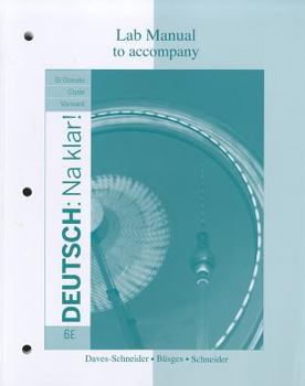 Paperback Laboratory Manual for Deutsch: Na Klar! Book