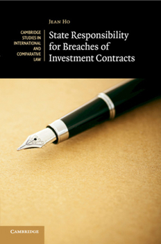 Paperback State Responsibility for Breaches of Investment Contracts Book