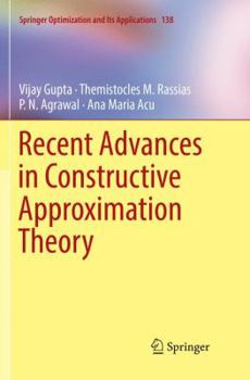 Paperback Recent Advances in Constructive Approximation Theory Book