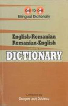 Paperback English-Romanian & Romanian-English Dict Book