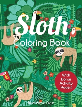 Paperback Sloth Coloring Book