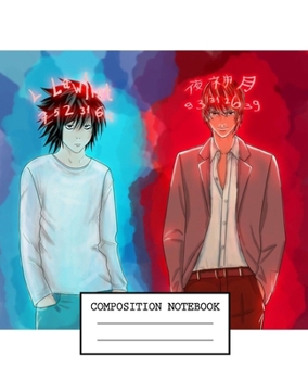 Composition Notebook: Death Note Soft Glossy Cover Wide Ruled Lined Pages Book 7.5 x 9.25 Inches 110 Pages