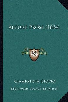 Paperback Alcune Prose (1824) Book