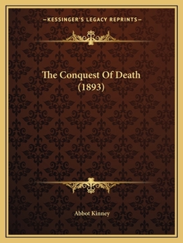 Paperback The Conquest Of Death (1893) Book