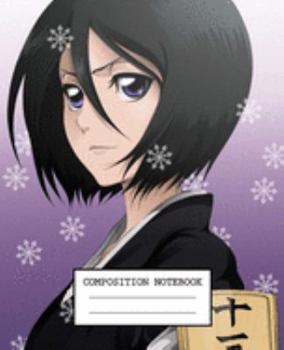 Paperback Composition Notebook: Anime Bleach Soft Glossy Cover Wide Ruled Lined Pages Book 7.5 x 9.25 Inches 110 Pages Book