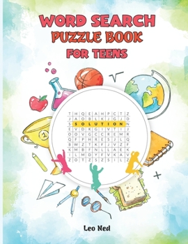 Paperback Word Search Puzzle Book for Teens: Brain Teasers for Adventures young adult Hidden word search for Teens Book