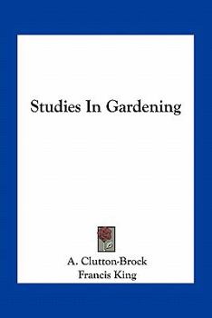 Paperback Studies In Gardening Book