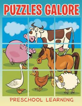 Paperback Puzzles Galore: Preschool Learning Book
