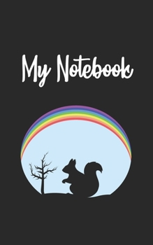 My Notebook: Squirell Retro And Vintage Style 100 Pages And Lined