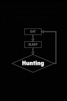 Eat Sleep Hunting Loop: Journal with quote "Eat Sleep Hunting".
