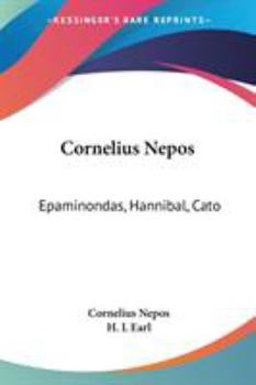 Paperback Cornelius Nepos: Epaminondas, Hannibal, Cato Book