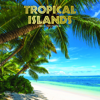 Calendar Tropical Islands 2023 Square Foil Book