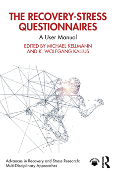 Paperback The Recovery-Stress Questionnaires: A User Manual Book