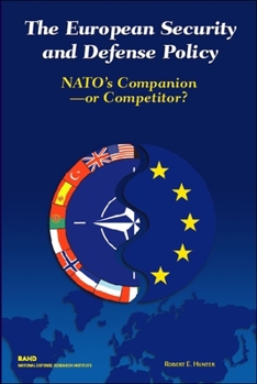 Paperback European Security and Defense Policy: Nato's Companion or Competitor? Book