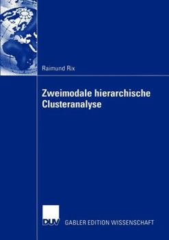 Paperback Zweimodale Hierarchische Clusteranalyse [German] Book
