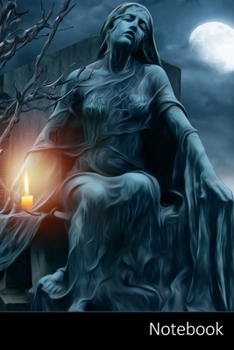 Paperback Notebook: Gothic themed ruled Notebook / Journal / Diary / Composition Book / Planner / Log Book / Notes - 6 x 9 inches (15,24 x Book