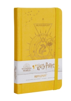 Hardcover Harry Potter: Hufflepuff Constellation Ruled Pocket Journal Book