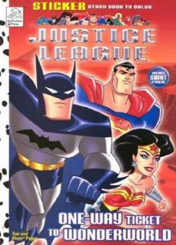 Paperback Sticker Story Book to Color with Gint Stickers: One-Way Ticket to Wonderworld Book