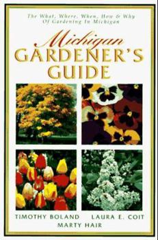 Paperback Michigan Gardener's Guide Book