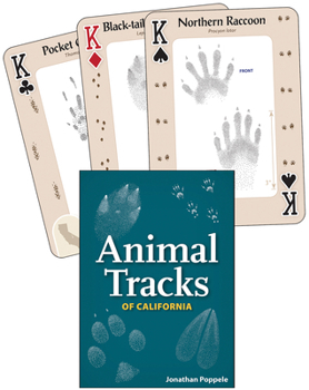 Cards Animal Tracks of California Playing Cards Book