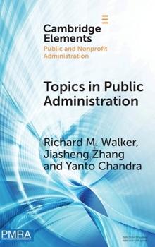 Hardcover Topics in Public Administration Book