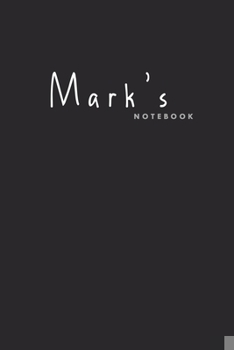 Paperback Mark's notebook: Ideal customized notebook for boys named Mark Book