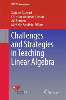 Hardcover Challenges and Strategies in Teaching Linear Algebra Book