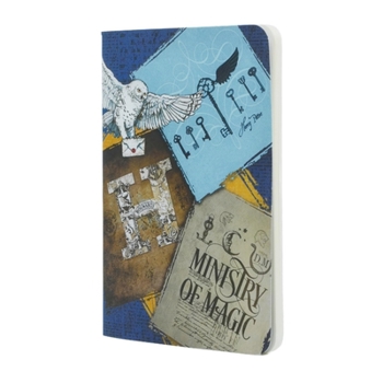 Hardcover Moments of Magic Notebook A6 Unlined Cahier, 80pg, 100gsm by Paperblanks (Harry Potter Collection) Book
