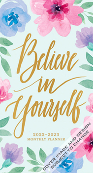 Bonnie Marcus 2022 3.5 x 6.5 Inch Two Year Monthly Pocket Planner with Foil Stamped Cover, Fashion Designer Stationery