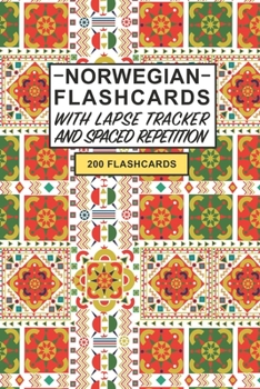 Norwegian Flashcards: Create your own Norwegian Flashcards. Learn Norwegian words and improve Norwegian vocabulary with Active Recall - includes Spaced Repetition and Lapse tracker (200 cards)
