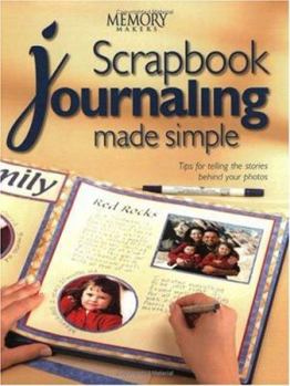 Paperback Scrapbook Journaling Made Simple Book