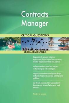 Paperback Contracts Manager Critical Questions Skills Assessment Book