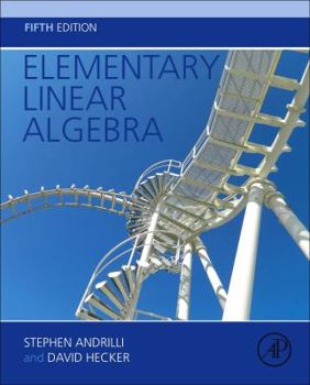 Hardcover Elementary Linear Algebra Book