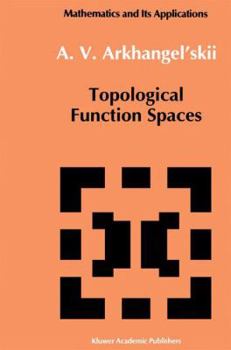 Paperback Topological Function Spaces Book