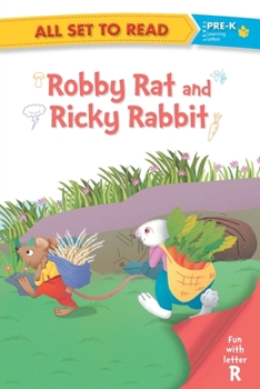 Paperback All set to Read fun with Letter R Robby Rat and Ricky Rabbit Book