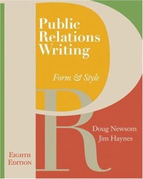 Paperback Public Relations Writing: Form & Style Book