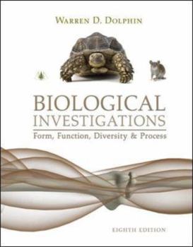 Spiral-bound Biological Investigations: Form, Function, Diversity & Process Book