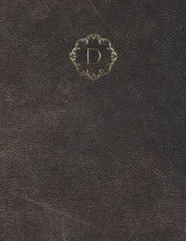 Paperback Monogram "D" Sketchbook Book