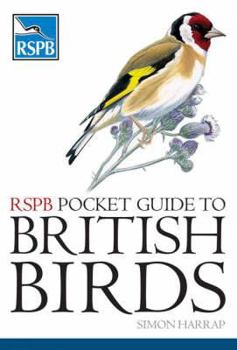 Paperback Rspb Pocket Guide to British Birds. Simon Harrap Book