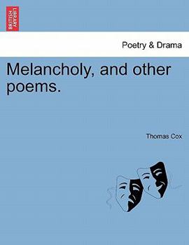 Paperback Melancholy, and Other Poems. Book