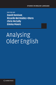 Analysing Older English (Studies in English Language)