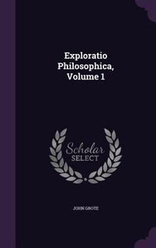 Hardcover Exploratio Philosophica, Volume 1 Book