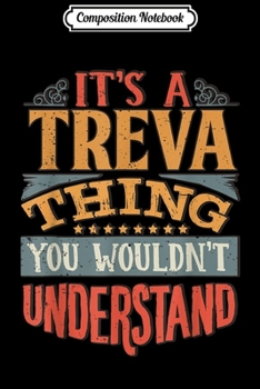 Composition Notebook: Treva Name  Journal/Notebook Blank Lined Ruled 6x9 100 Pages