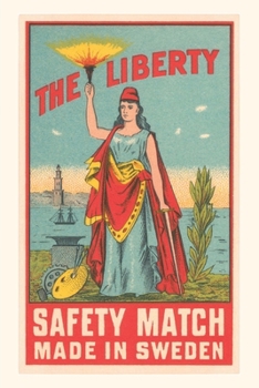 Paperback Vintage Journal Liberty Safety Match Book