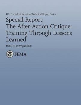 Paperback Special Report: The After-Action Critique: Training Through Lessons Learned Book